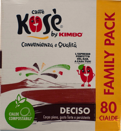 Caffè Kosè family x80 cialde deciso - offerta ingrosso Marcianise €9,99