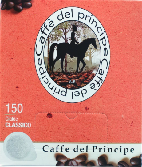 Caffè del Principe cialde x150 ingrosso Marcianise - prezzo netto bar €13,50